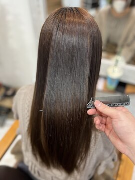 シエル 羽生店(Ciel) ブリーチ毛髪質改善ストレート