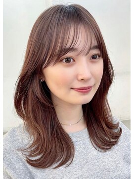 ガーデン オオタカノモリ(garden otakanomori) 大人可愛い外ハネカールグレーベージュセミディ