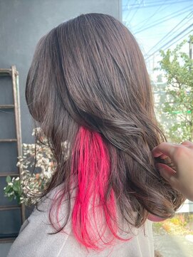 ナナ バイ ピケ(nana by pique) パッと目を引くインナーカラー!デザインカラー/ビビットカラー