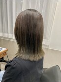 tuuli miyu 縮毛矯正/オリーブベージュ/切りっぱミディアム