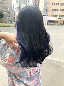 リアン(Lien) ブルー×インナーカラー