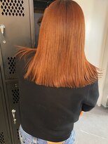 シアン 京都 烏丸店(CYAN)&nbsp;#20代30代#オレンジベージュ#切りっぱなし#大人かわいい