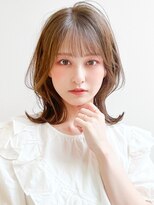 アグノス 青山(Agnos) 艶感ボブウルフ愛され斜めバングくびれヘア20代30代40代◎