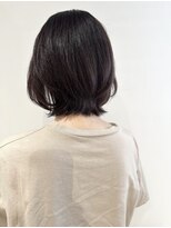 リズム(Lism)&nbsp;大人かわいい　グレージュ×くびれボブ