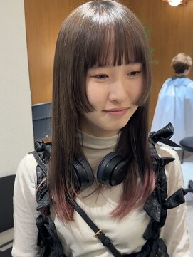 ヤイエ 青山店(yiye) レイヤーカット/レイヤー/レイヤーボブ/暗髪/パープルカラー