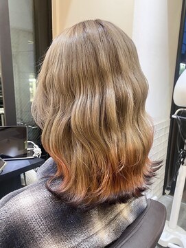 サロンドミルク 溝の口店(salon de MiLK) 裾カラー