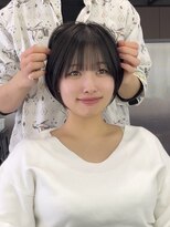 ビューエヒメ(VIEW EHIME)&nbsp;顔まわり/レイヤーカット/韓国/ロングヘア/ベージュ