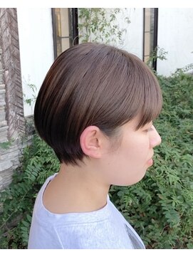 ルプラ ガーデン(le-pla garden) マッシュショート#ブリーチなし#ベージュ#ボブ#豊橋#豊川#田原