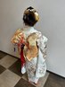 【七五三】7歳着付け＋ヘアセット￥8000