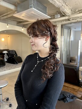 シュシュ(chouchou) ラプンツェル風編みおろし