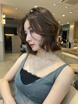 髪質改善＊ハイライトカラーボブ＊美髪【Zina銀座中央】