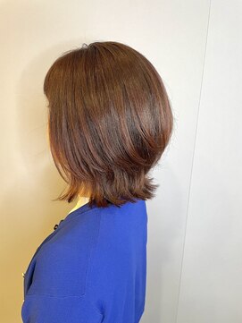 ブロッサム 東久留米店(Blossom) くびレイヤーグレージュエモージュ大人ショート小顔似合わせ