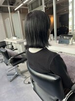 ジーナ 船橋(Zina)&nbsp;髪質改善＊マチルダボブアッシュカラー＊美髪【Zina船橋】