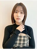 10代20代30代40代切りっぱなしボブくびれボブシースルーバング