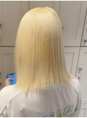 15088ホワイトアッシュ抜きっぱなしブリーチホワイトブロンド