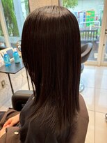 アース 南福島店(HAIR&MAKE EARTH) 縮毛矯正×カットで毛量調整