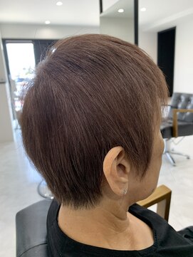 ディティール(Detail) レディースショート×ローズピンクブラウン