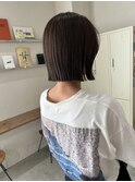 切りっぱなしボブ