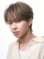 アズ ワン(AS ONE)&nbsp;韓国ヘアコンマバング韓国マッシュセンターパートフェザーパーマ