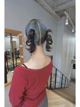 ヌープヘアーアイス(NUUP.hair ici) 20代30代◎似合わせリボンヘアセットで韓国風アレンジ