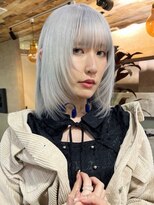 ネハス 名古屋栄店(nehus.)&nbsp;ブリーチ/クラゲヘアー/小顔に見せるヘア/ココアベージュ