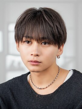 オーシャントーキョーオーバー 渋谷(OCEAN TOKYO OVER) シースルーラウンドマッシュニュアンスフェザーパーマ