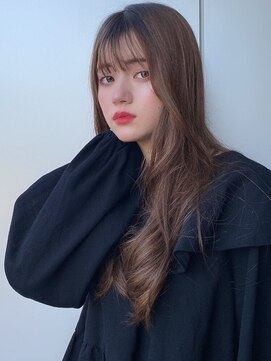 ふわっとパーマ風モテヘアー