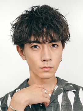 デプト(DEPT.) ツイストスパイラルメンズパーマシャドウパーマ波巻きパーマ眉毛