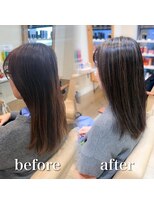 ステラバイケンジ 藤沢(STELLA by KENJE)&nbsp;白髪ぼかし細めハイライト30代40代50代【藤沢　藤沢駅】