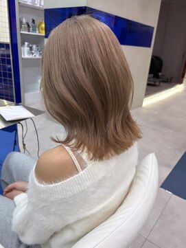 サンクマーケット 渋谷(cinq MARKET) 渋谷ブリーチカラーハイトーンヘーゼルベージュカラー韓国ヘア