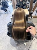 ベージュカラー×髪質改善トリートメント