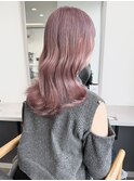 透明感ピンクベージュ
