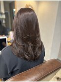 レイヤー×まろやかブラウン