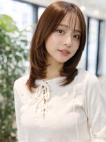 イヴォーク トーキョー(EVOKE TOKYO)&nbsp;レイヤー/ミディアム・ロング/20代/顔周り/髪質改善