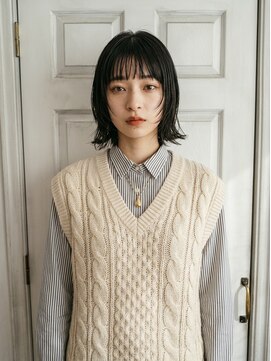 アロマ ヘアー ルーム 新宿3号店(AROMA hair room) 外ハネボブ/フェイスレイヤー/おしゃれ女子/顔周りカット/新宿