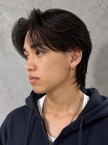 ハイプ マン 藤沢(HYPE MAN)&nbsp;フェザーパーマ毛流れパーマセンターパートニュアンス藤沢