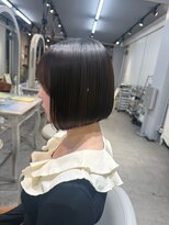 カシュカシュ 表参道(cache cache)&nbsp;乾かすだけでまとまるボブ内巻きボブ