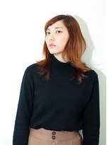 ニコヘアー(niko hair) オレンジグラデ☆LINEID@vey3047y