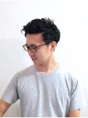 アップバングトラッドスタイル