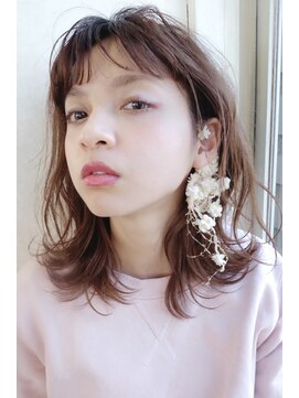 ランプ ヘアー(lamp hair) 【lamp hair】外国人風/シフォンウェーブ/ヌーディベージュ/