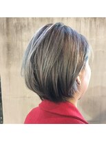 デヴェロペ(Devellope.)&nbsp;【Devellope.】ケンズカラー(透明感グレージュ)ショートボブ