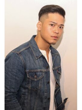 ワンワンオー バーバーショップ 博多店(@110 BARBER SHOP) トラッドフェードバレイヤージュ