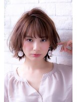 エルデ ナインズ ヘアー スタンド 川口店(elde 9's HAIR STAND)&nbsp;プリカール＆シルキーチョコレートの大人ガーリーモードヘア