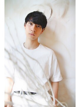 ブーケ(BOUQUET) マッシュショート・黒髪・分け目なし・サイドスッキリ