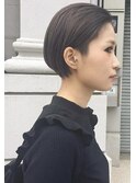 オールバックスタイル×ナチュラルアッシュ