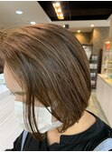 シンプルボブ/ボブ/ハイライト［熊本/中央区/上通り］