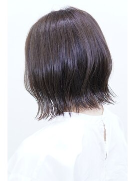 リッツヘアー 下川美容室(Rits hair) ナチュラルグレージュ／外ハネボブ