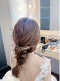 ルーズな編みダウン