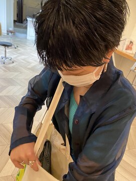 エル(EL by green) (akiko)ネイビーブルー×ベリショート