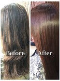 20代30代40代髪質改善トリートメント艶感ストレート透明感カラー